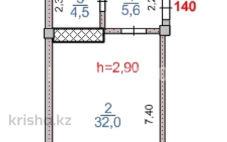 2-комнатная квартира · 60.2 м² · 5/10 этаж, мкр Асар-2 3195/1 — ТЦ Толеби за 24 млн ₸ в Шымкенте, Абайский р-н — фото 2