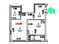 1-бөлмелі пәтер · 38.5 м² · 3/6 қабат, Дарабоз, Мкр.Гажайып 33 — Блок A, бағасы: 35 млн ₸ в Алматы, Алатауский р-н — фото 17