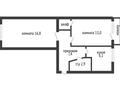 2-комнатная квартира · 48.5 м² · 3/5 этаж, Юрия Гагарина 19 за 22 млн 〒 в Костанае — фото 24