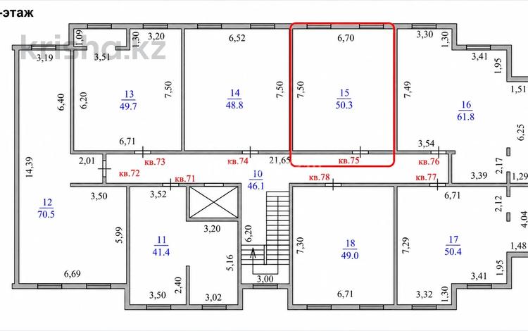 2-бөлмелі пәтер · 50 м² · 4/6 қабат, СТ Монтажник, Ахметова улица 39г, бағасы: 27 млн ₸ в  — фото 2