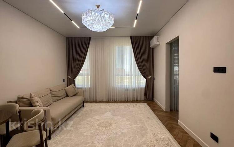2-комнатная квартира · 80 м² · 7/9 этаж, мкр Нуртас, Жилмассив Нурсат 141 за 47.5 млн ₸ в Шымкенте, Каратауский р-н — фото 2