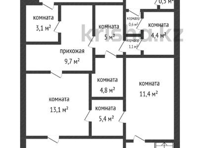 Отдельный дом • 8 комнат • 212 м² • 10 сот., Горпромторг -1 10 за 48 млн 〒 в Актобе