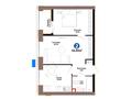 2-бөлмелі пәтер · 52.9 м² · 5/9 қабат, Е 354 5, бағасы: ~ 36.2 млн ₸ в Астане, Есильский р-н — фото 3