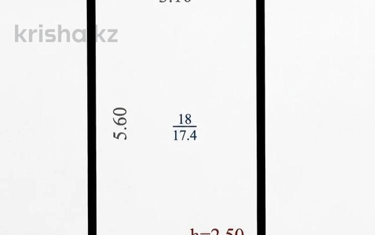 1-бөлмелі пәтер · 17.4 м² · 2/5 қабат, Район Юбилейный, бағасы: 2.9 млн ₸ в Уральске — фото 5