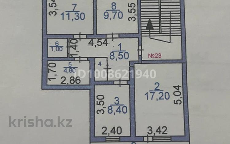 3-комнатная квартира · 66.7 м² · 4/5 этаж, 3 микраион за 5 млн ₸ в Каратау — фото 2
