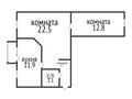 2-комнатная квартира, 55 м², 3/4 этаж, Гоголя 78 за 14.5 млн 〒 в Костанае — фото 2