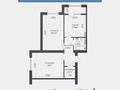 2-бөлмелі пәтер · 67.4 м² · 2/5 қабат, 35-мкр, 35 мкр 37, бағасы: 14.8 млн ₸ в Актау — фото 9