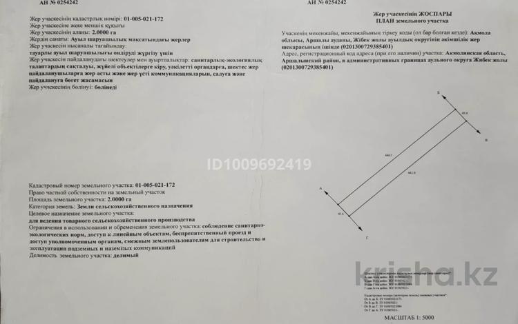 Участок · 2 га, Жибек жолы за 55 млн 〒 — фото 2