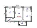 3-комнатная квартира · 60 м² · 6/6 этаж, мкр Гажайып, Бауыржана Момышулы 11/14а — Монке би за 41 млн ₸ в Алматы, Алатауский р-н