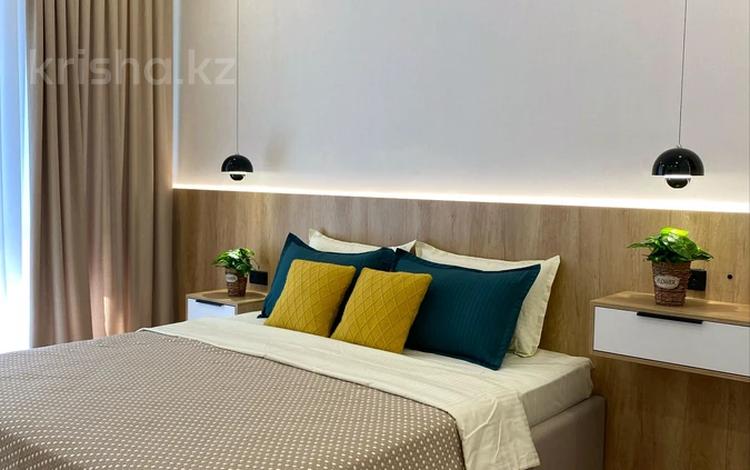 1-комнатная квартира · 53 м² · 6/14 этаж, Рыскулова 33 — Вдоль улицы Рыскулова, Евразия, 18 мкр, Север, Гиперхаус, Клиника Сенім за 21 000 〒 в Шымкенте — фото 2