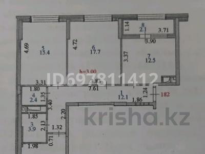 3-комнатная квартира, 80 м², 4/12 этаж, E-10 5 за 51.5 млн 〒 в Астане, Нура р-н