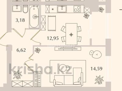 1-комнатная квартира · 38 м² · 4/5 этаж, Мустафа Шокай за 22 млн ₸ в Шымкенте