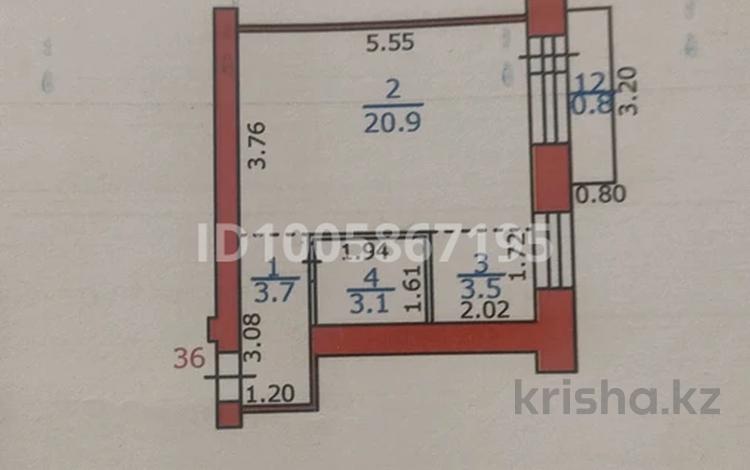 1-бөлмелі пәтер · 32 м² · 2/4 қабат, Абая 69, бағасы: 5.7 млн ₸ в Риддере — фото 2