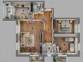 3-бөлмелі пәтер · 107.3 м² · 14/16 қабат, Б. Момышулы 12 — Сатпаева - Срочно, бағасы: 37.8 млн ₸ в Астане, Алматы р-н — фото 10