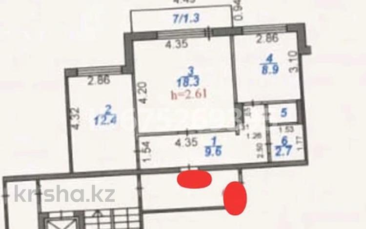2-бөлмелі пәтер · 54.3 м² · 3/9 қабат, Степной 4 ш/а. 2, бағасы: 24 млн ₸ в Караганде, Казыбек би р-н — фото 2