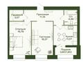 2-комнатная квартира · 65.31 м², Улы Дала 38 за ~ 36.9 млн ₸ в Астане, Нура р-н — фото 3
