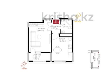 Пәтерлер в Астане: 1-бөлмелі пәтер · 37.5 м², Е-36, бағасы: ~ 18.8 млн 〒 1-бөлмелі пәтер · 37.5 м², Е-36, бағасы: ~ 18.8 млн 〒 в Астане, Нура р-н