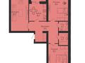 3-комнатная квартира · 94.3 м² · 10/12 этаж, Пересечение ул Казыбек Би и Е75,Е77 (рядом с пересечением улиц Туран и Улы дала) за 55 млн ₸ в Астане, Нура р-н — фото 2