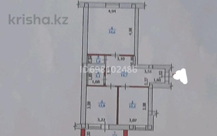 2-комнатная квартира · 70 м² · 3/5 этаж, 10 микрорайон 28 за 26 млн ₸ в Аксае — фото 2