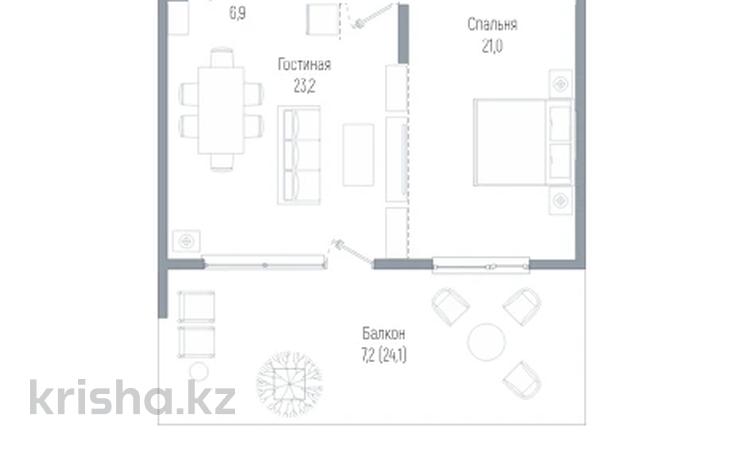2-бөлмелі пәтер · 78.5 м² · 2/3 қабат, Мкр. Мирас 33d — Лучшая цена!!!!, бағасы: ~ 124.6 млн ₸ в Алматы, Бостандыкский р-н — фото 3