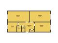 3-бөлмелі пәтер · 60.9 м² · 1/5 қабат, Маяковского 117, бағасы: 22 млн ₸ в Костанае — фото 2