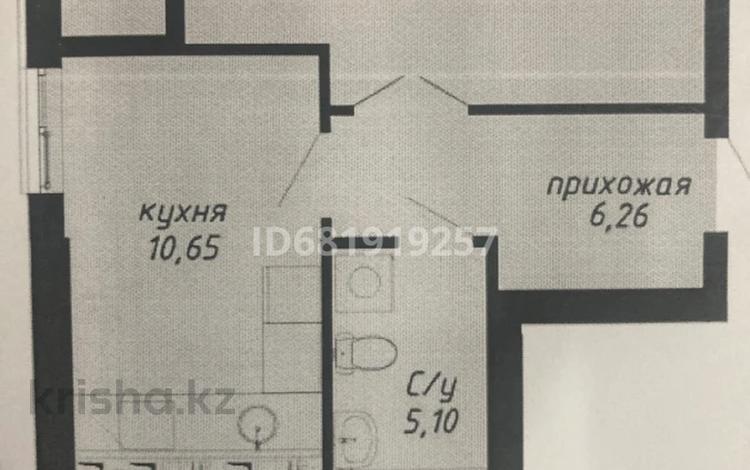 1-комнатная квартира, 40.85 м², 8/17 этаж, Орынбор 39 за ~ 21.4 млн 〒 в Астане — фото 4