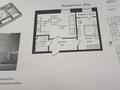 2-бөлмелі пәтер · 52.42 м² · 2/12 қабат, Чингиз Айтматов 77/11, бағасы: 26.3 млн ₸ в Астане, Сарыарка р-н