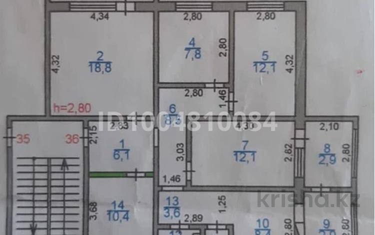 5-бөлмелі пәтер · 100.9 м² · 6/6 қабат, Асылбекова 86/1 — Асылбекова - Маметова, бағасы: 30 млн ₸ в Жезказгане — фото 2