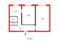 2-комнатная квартира · 43.3 м² · 1/5 этаж, Абая за 9.3 млн ₸ в Абае — фото 7