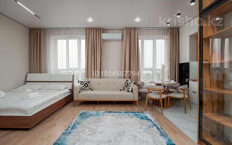 1-комнатная квартира · 40 м² · 3/12 этаж, Си Синхая 17 — Жарокова за 23 000 ₸ в Алматы, Бостандыкский р-н — фото 2
