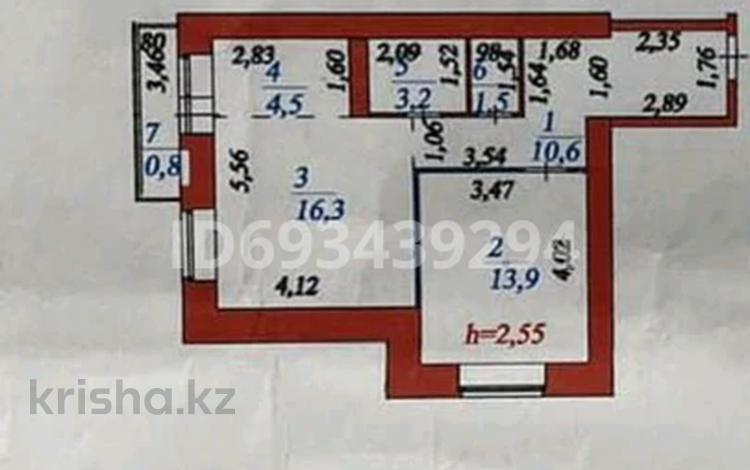 2-комнатная квартира, 51 м², 6/12 этаж, косшыгулулы 19/2 за 18.9 млн 〒 в Астане, Сарыарка р-н — фото 9