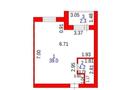 2-бөлмелі пәтер · 45.5 м² · 4/5 қабат, Тлеугабылова 60/1, бағасы: ~ 17.7 млн ₸ в Караганде, Казыбек би р-н — фото 2