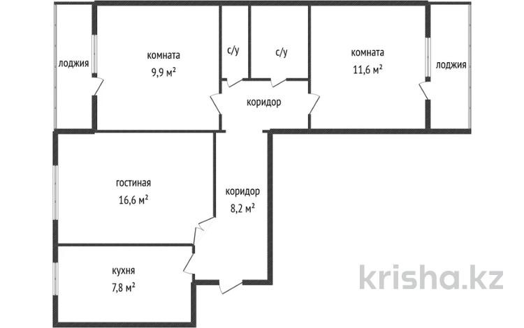 3-комнатная квартира · 63.5 м² · 5/9 этаж, Карбышева 40 — Мечтаете жить в тихом районе с доступом к природе? за 33 млн ₸ в Усть-Каменогорске — фото 17