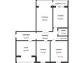4-комнатная квартира · 114.5 м² · 1/5 этаж, мкр. Алтын орда за 40.9 млн ₸ в Актобе — фото 18