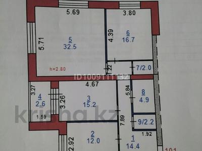 3-комнатная квартира · 102 м² · 6/6 этаж, Микрорайон Береке, Микрорайон Береке за 45 млн 〒 в Костанае