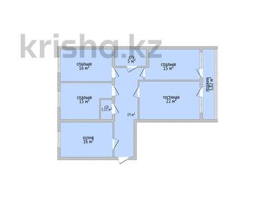 4-бөлмелі пәтер · 118.1 м² · 9/9 қабат, А. Бородина 111, бағасы: ~ 49.6 млн 〒 в Костанае