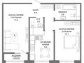 2-комнатная квартира · 54.4 м² · 16/16 этаж, Пр. Мангилик ел, напротив республиканской мечети за ~ 32.2 млн ₸ в Астане — фото 13