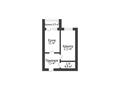 1-бөлмелі пәтер · 41.8 м² · 4/6 қабат, Чкалова 15б, бағасы: 24 млн ₸ в Костанае — фото 11