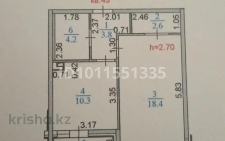 1-бөлмелі пәтер · 40.6 м² · 1/9 қабат, Капчагайской трассы, бағасы: 25 млн 〒 в Коянкусе — фото 2
