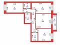 3-комнатная квартира · 86.4 м² · 9/10 этаж, Кумисбекова 11 — Джангильдина за 46.8 млн ₸ в Астане, Сарыарка р-н — фото 33