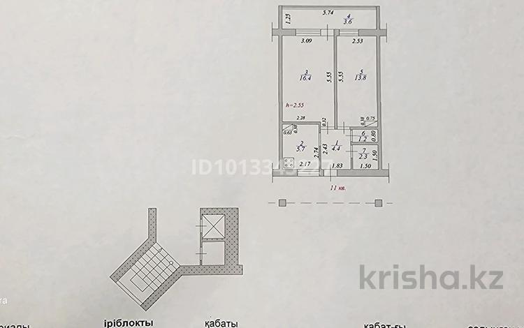 2-комнатная квартира · 47.4 м² · 1/7 этаж, 9-й мкр 18 за 120 000 ₸ в Актау — фото 2