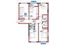 4-бөлмелі пәтер · 113.51 м², Тараз 8/1, бағасы: ~ 77.5 млн ₸ в Алматы, Турксибский р-н — фото 3