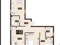 3-бөлмелі пәтер · 80 м² · 5/7 қабат, ул. Е 118, уч. 2 2, бағасы: 38 млн ₸ в Астане, Есильский р-н — фото 5