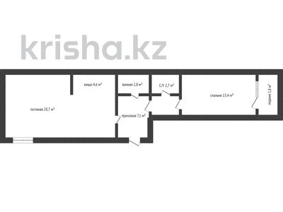 2-комнатная квартира, 61.1 м², 4/5 этаж, Акбидай 11А за 16.8 млн 〒 в Кокшетау