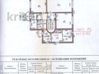 Отдельный дом • 7 комнат • 430 м² • 7 сот., мкр Кайрат, Байге за 100 млн 〒 в Алматы, Турксибский р-н