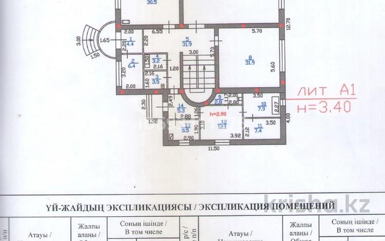 Отдельный дом • 7 комнат • 430 м² • 7 сот., мкр Кайрат, Байге за 120 млн 〒 в Алматы, Турксибский р-н — фото 2