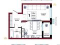 1-бөлмелі пәтер · 42 м² · 15/16 қабат, Чингиз Айтматов 24/14, бағасы: 23.5 млн ₸ в Астане, Нура р-н