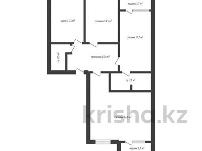 3-комнатная квартира, 111 м², 8/10 этаж, Ауэзова 189Е за 45 млн 〒 в Кокшетау