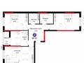 3-бөлмелі пәтер · 88.5 м² · 13/17 қабат, Туран 52/2, 52/3, бағасы: 70 млн ₸ в Астане, Нура р-н — фото 14