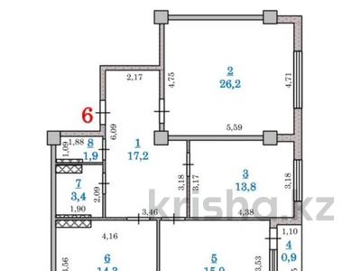 3-бөлмелі пәтер · 97 м² · 2/9 қабат, Асар-2 ш/а 1792, бағасы: 37 млн ₸ в Шымкенте, Абайский р-н